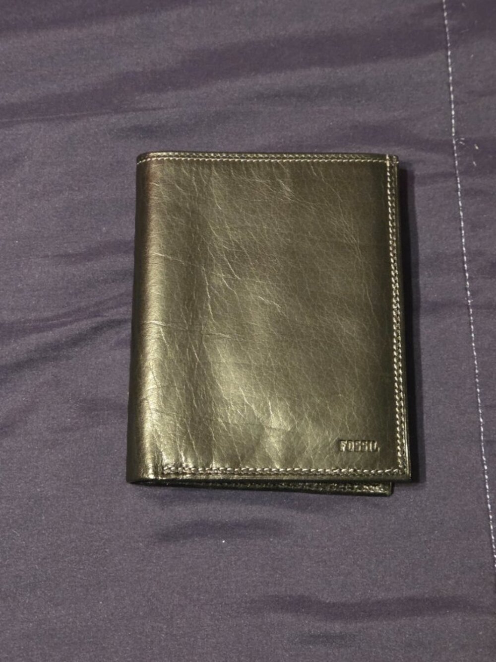 FOSSIL MENS BI-FOLD LEATHER WALLET